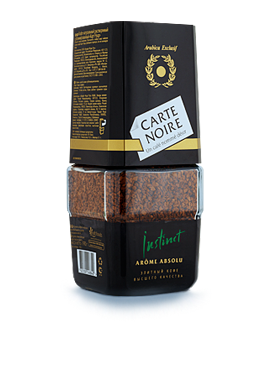Растворимый кофе "Carte Noire"  95 гр. (стекло)