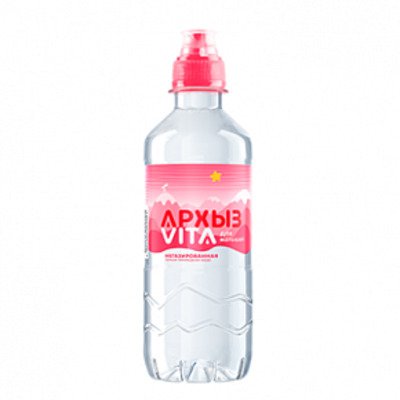 Вода "Архыз Vita" для малышей, 0.33 л., негаз., ПЭТ, 12 шт.уп