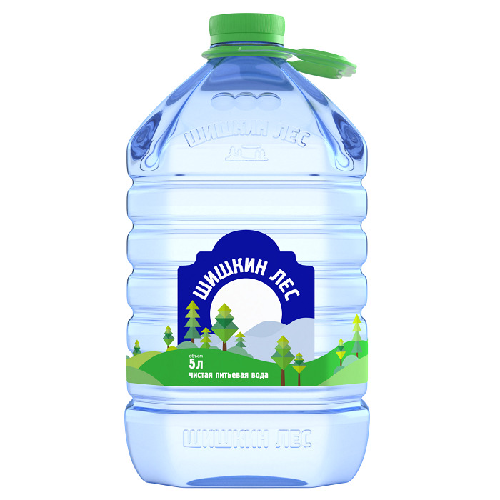 Вода "Шишкин лес" 5 литров, 2 шт.